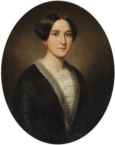 Porträt von Auguste Henkel von Louis Krevel
